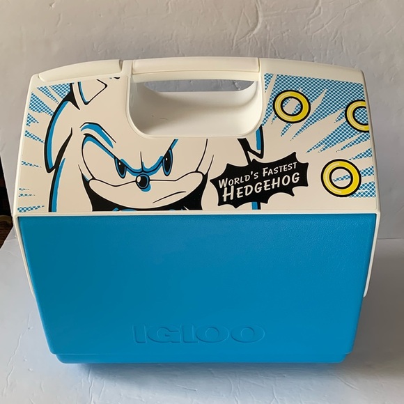 Sonic The Hedgehog 16 Qt Igloo Playmate Elite Cooler Limited Edition NWT - Picture 3 of 10